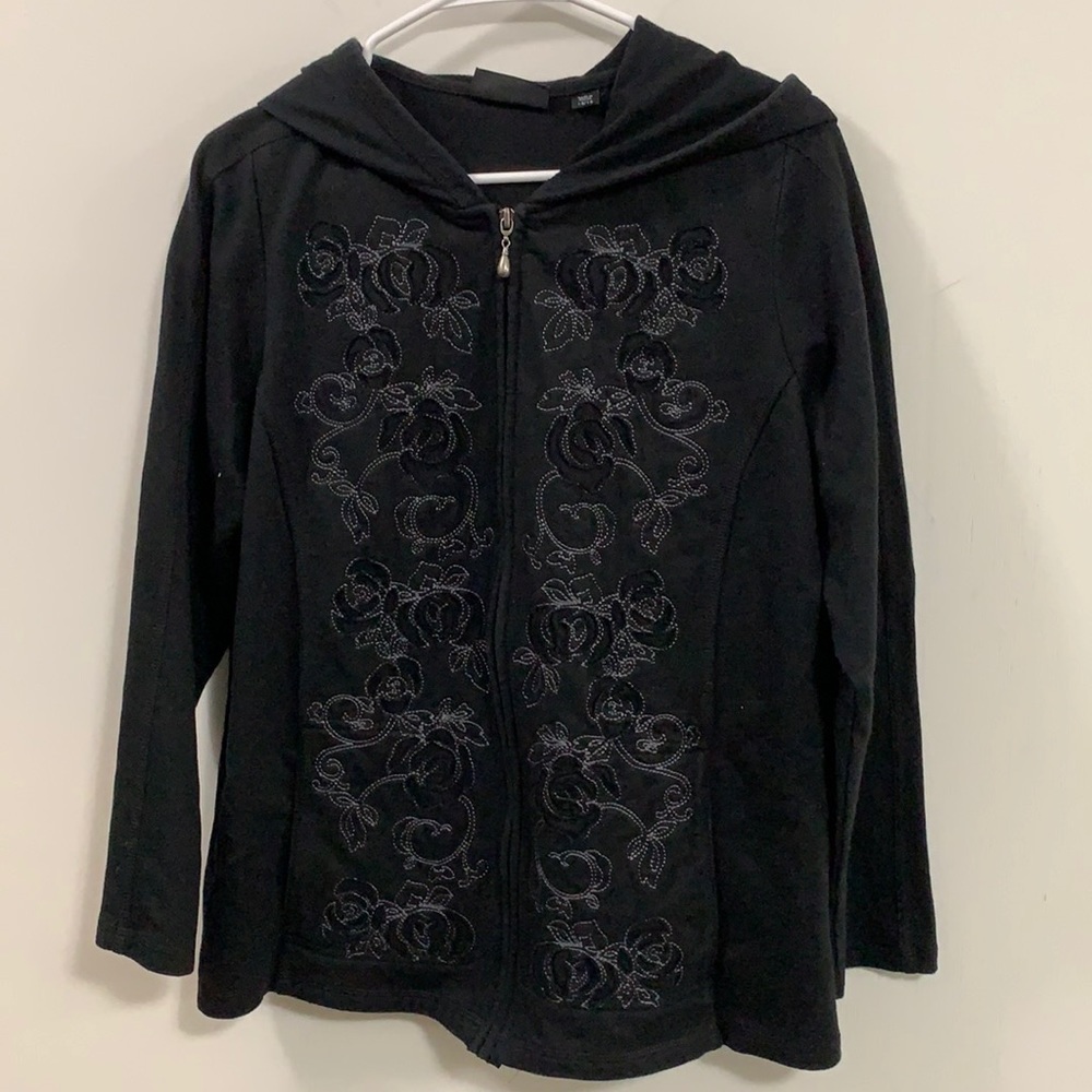 Avenue embroidered hooded sweatshirt Size 14/16